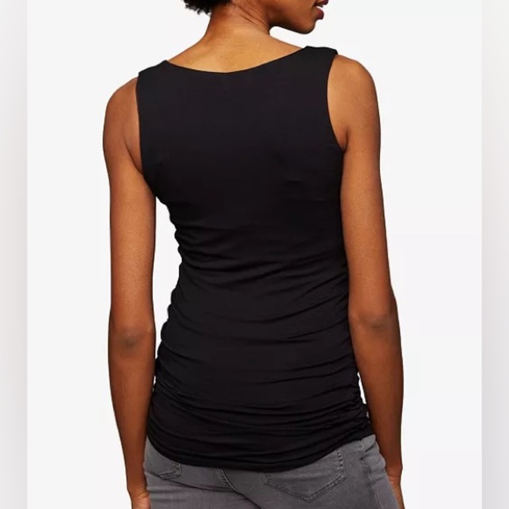 Maternity Ruched Tank Top - Picture 2 of 6